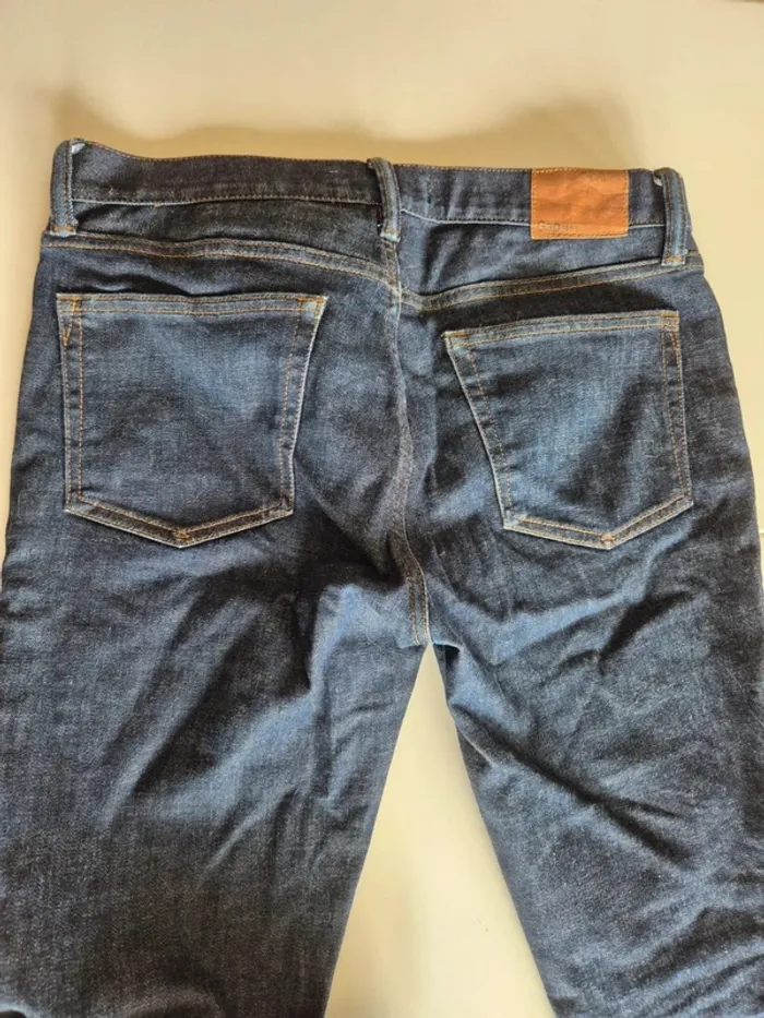 Jeans GAP Skinny 30 x 32 bleu foncé uni 
#mygigihomme pantalon homme - photo numéro 4