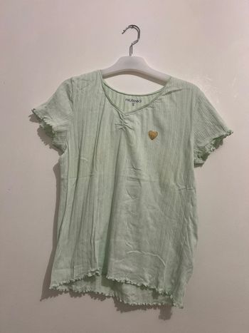 T-shirt vert, in extenso
