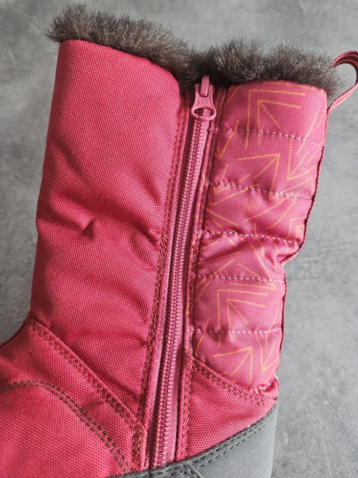 Bottes de neige / après-ski femme - Pointure 38 - Quechua - Rouge rose - photo numéro 7