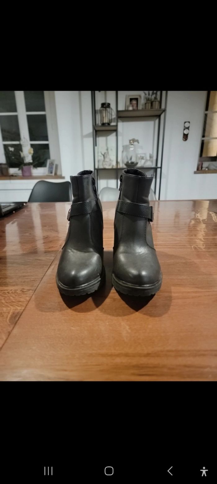 Bottines à talon femme taille 36 - photo numéro 2