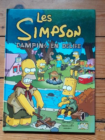 BD Les Simpson Camping en délire