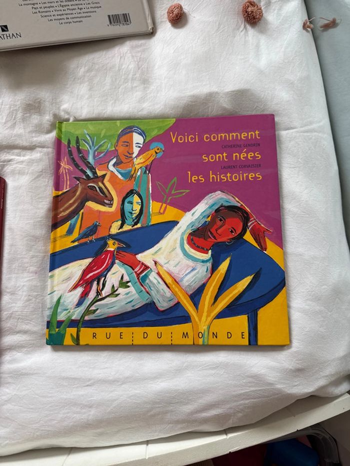 Livre voici comment sont née les histoires rue du monde