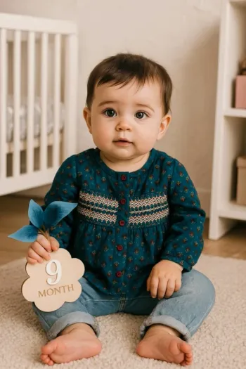 Ensemble bébé fille 9 mois – sergent major