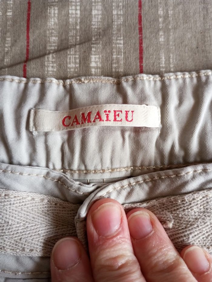 Pantacourt Beige - photo numéro 5