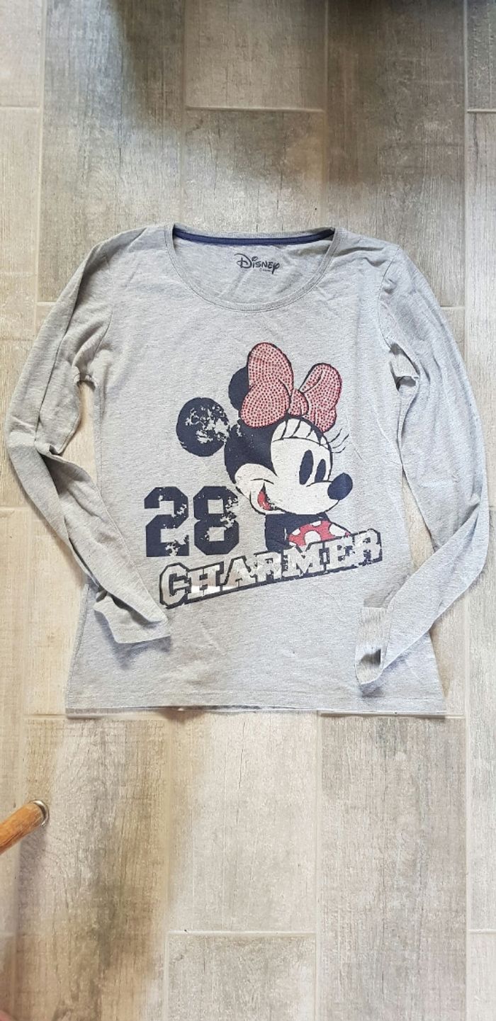 Tee shirt manches longues Disney Minnie