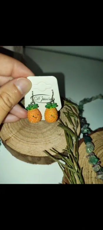 Boucles d'oreilles ananas