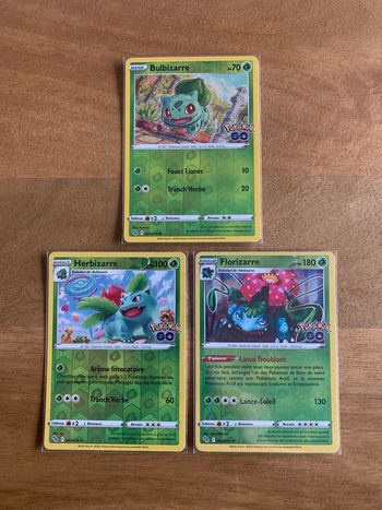 Cartes reverses Pokemon Go