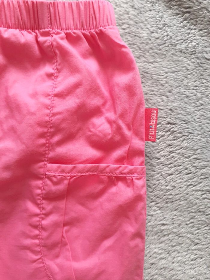 Pantalon fille rose 3 mois léger neuf - photo numéro 2