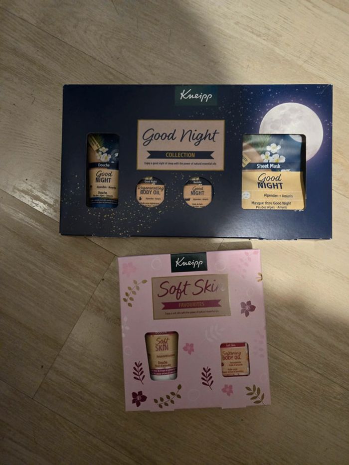 Lot de 2 coffrets kneipp bio neufs - photo numéro 2
