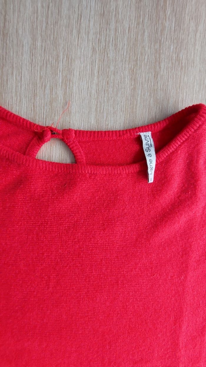 Pull femme rouge - photo numéro 2