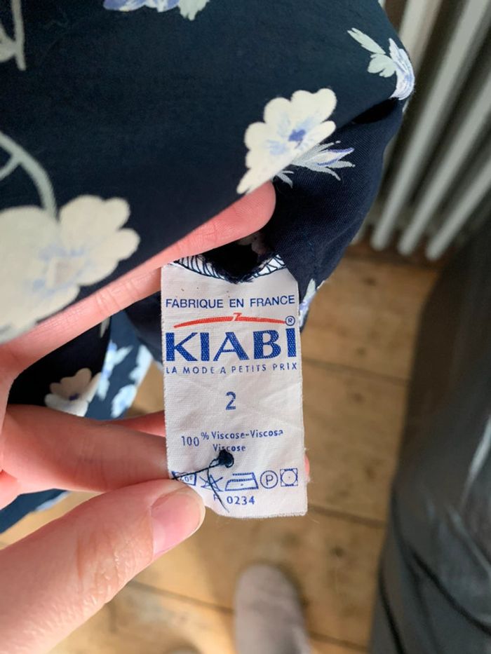 Blouse chemisier fleuri vintage femme 38 - photo numéro 4