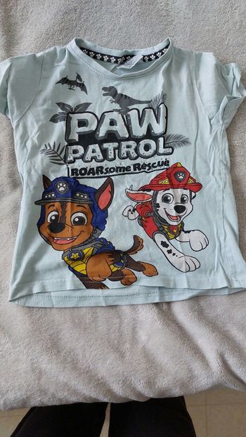 Tee shirt pat patrouille 4 ans