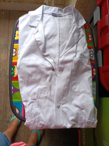 Blouse blanche manches courtes taille 0