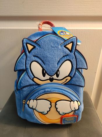 Sac à dos Loungefly Sonic Cosplay plush/peluche