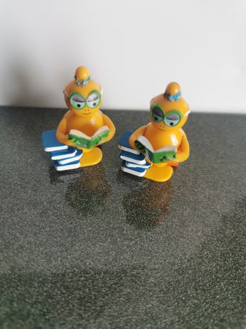 Lot de 2 figurines Barbe à papa barbotines liseuses