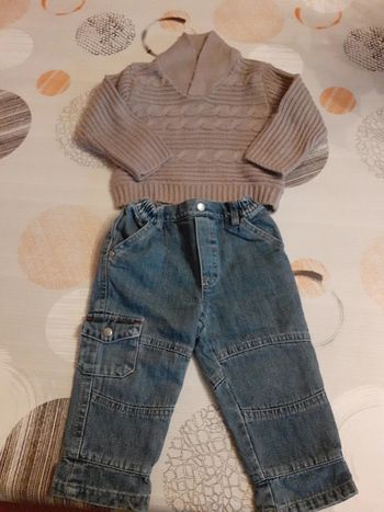 Ensemble pull +jean
