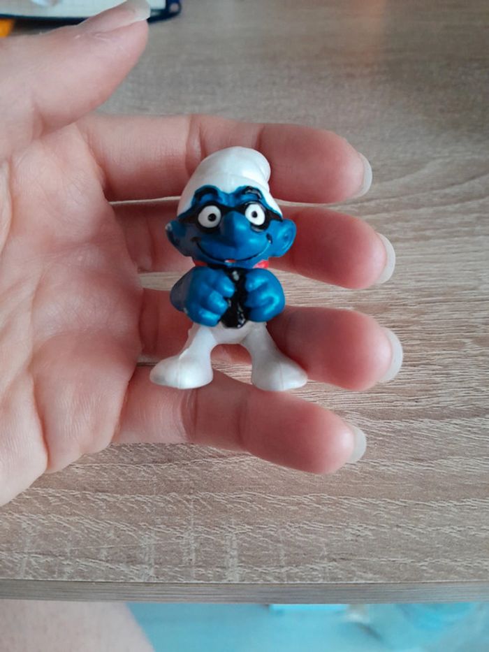 Magnifique schtroumpf aviateur ancien - photo numéro 5