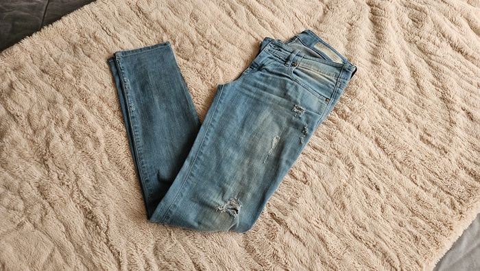 Jeans taille basse