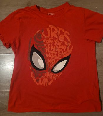 T-shirt  spider man rouge