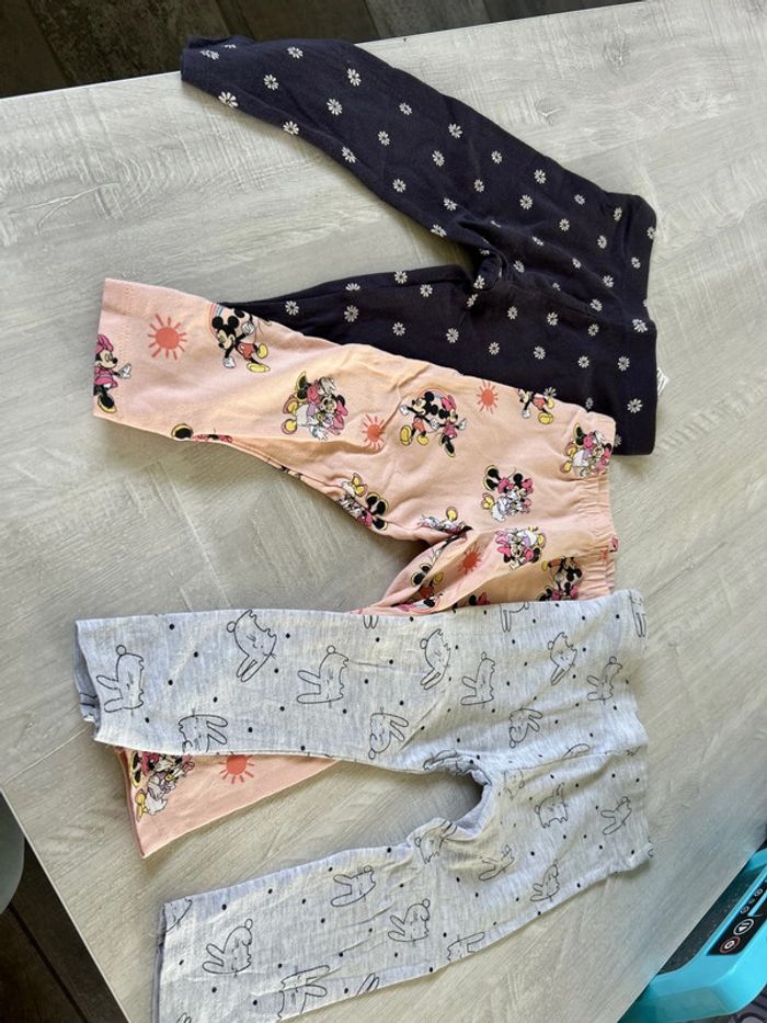Lot 3 leggings 18 mois