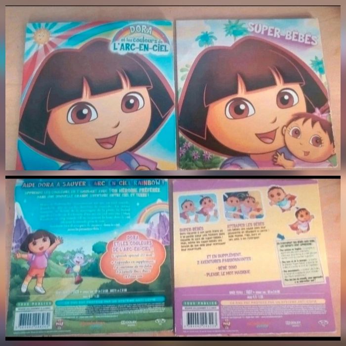 Boîte anniversaire dora lot 8 dvd + jeux de cartes - photo numéro 9