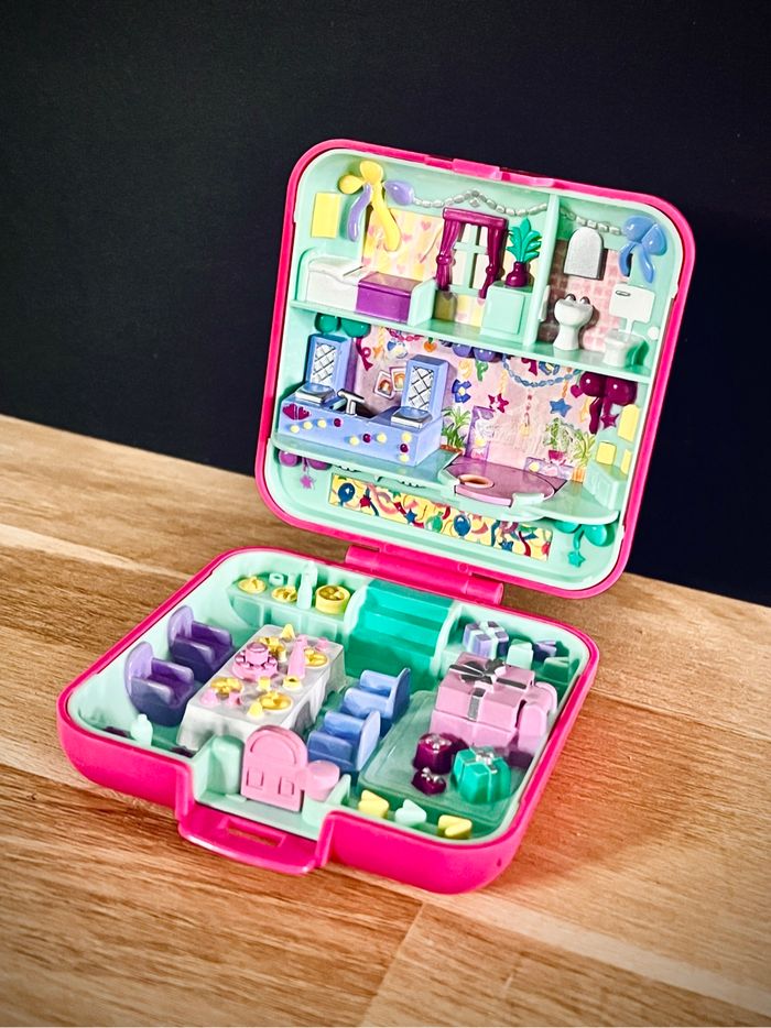 Polly Pocket Bluebird 1989 Partytime Surprise Anniversaire Surprise - photo numéro 2