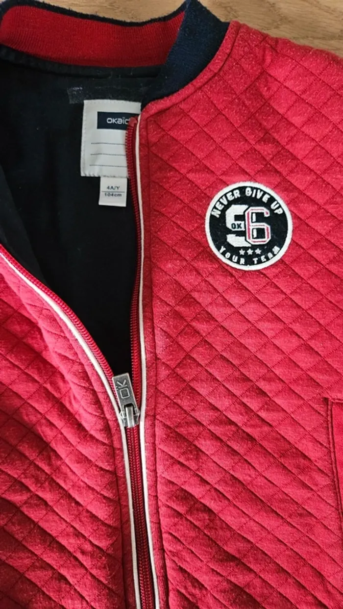 Gilet teddy en molleton ,taille 4ans, Okaïdi - photo numéro 2