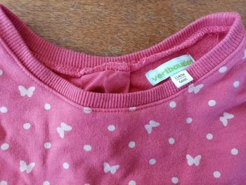 Robe papillons 98 % Coton