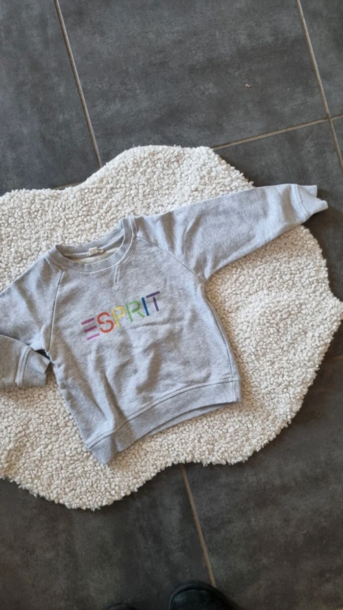 Sweat Esprit 98 - 3 ans garçon gris sympa - photo numéro 3