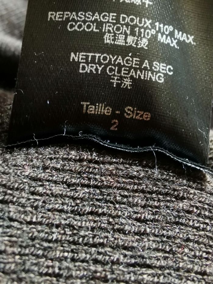 Robe longue marron en maille Zapa T38 - photo numéro 8