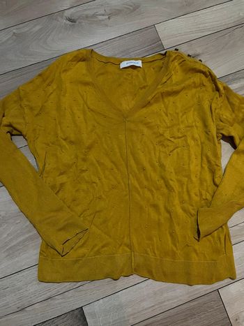 Pull jaune promod