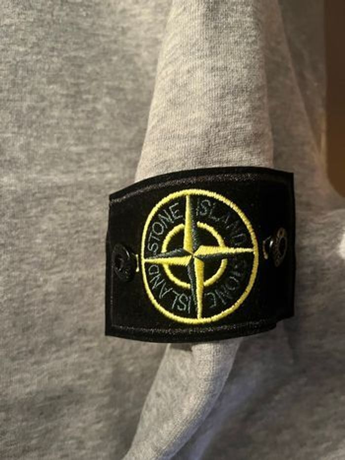 Pull stone island gris (xs) - photo numéro 2