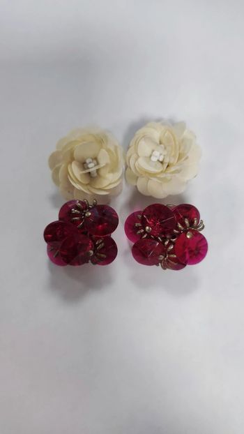 Lot 2 paires de clips vintage