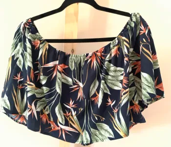 🌴 Bustier tropical doublé  – Taille L/XL
