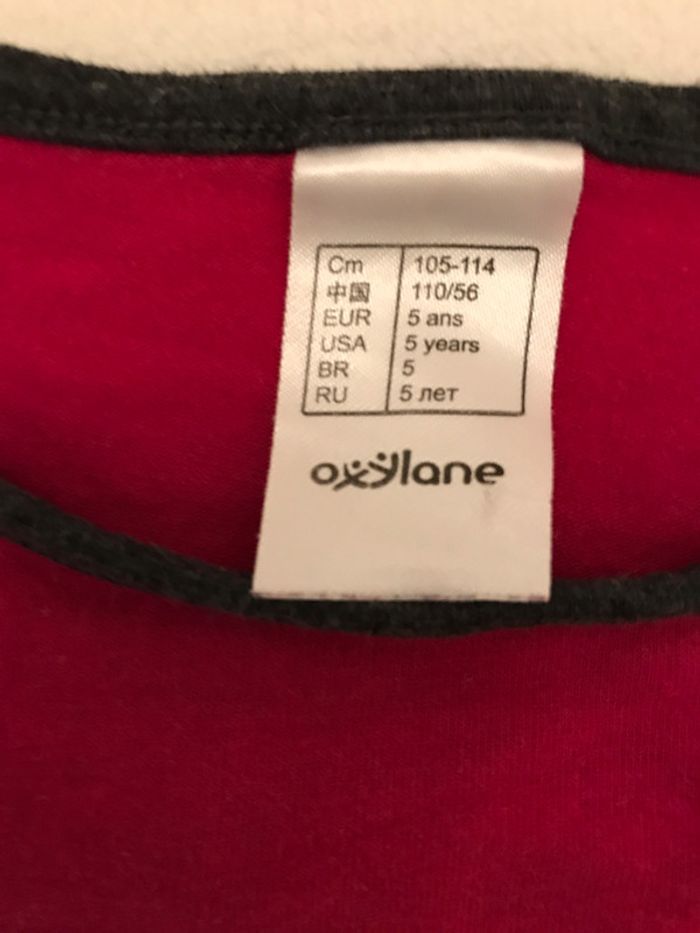 Tee-shirt anthracite & fushia manches courtes - photo numéro 5