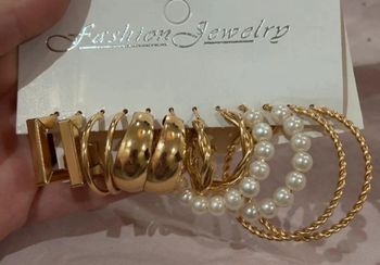 Lot de 6 paires de créoles