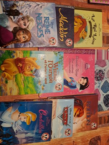 Lot 8 livres disney
