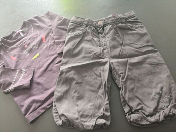 T-shirt et pantalon fille