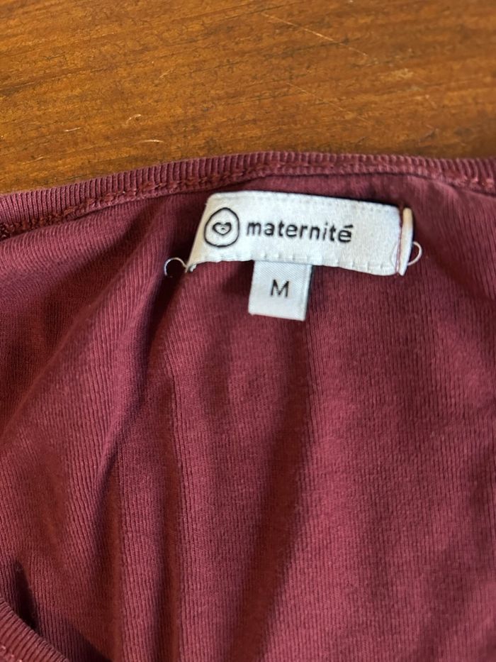 T-shirt manche longue maternité