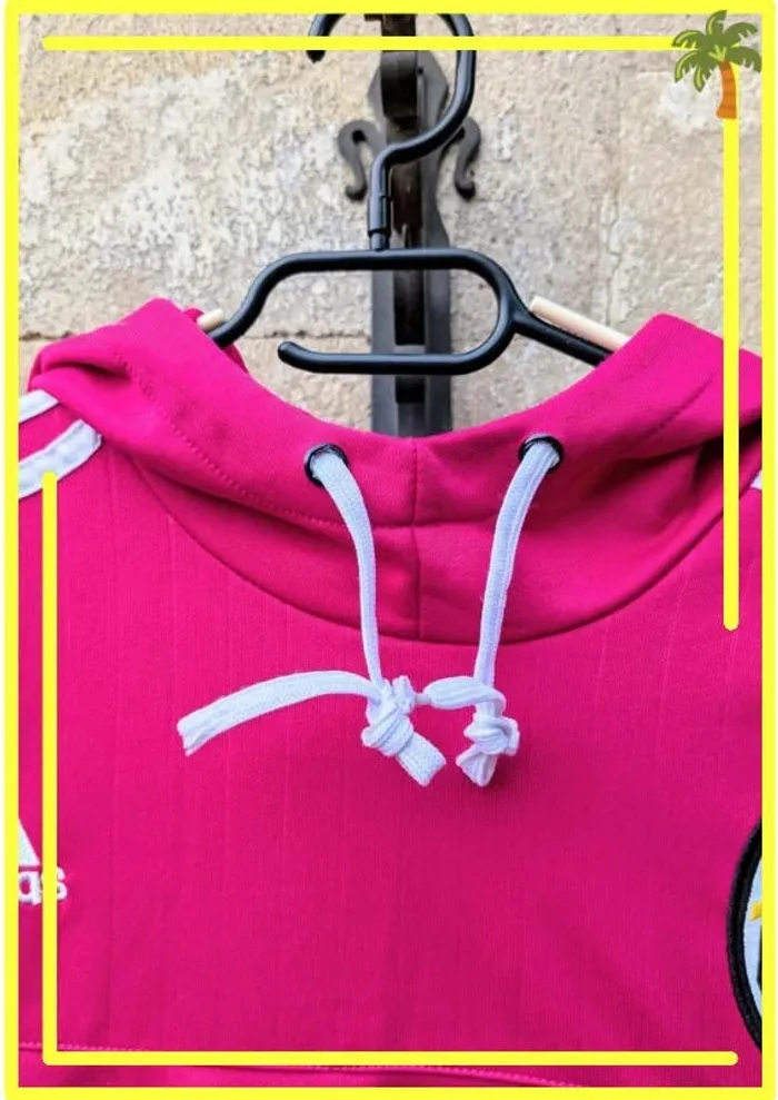 Sweat Juventus rose Adidas - Taille S - photo numéro 2
