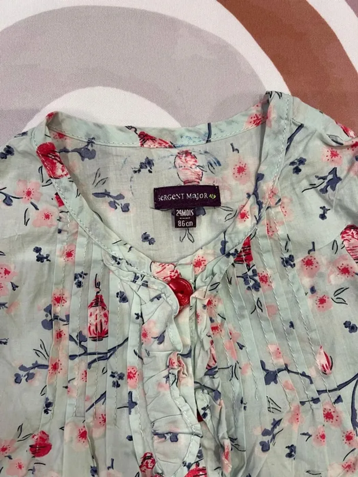 Blouse bébé fille Sergent Major – Taille 24 mois / 86 cm - photo numéro 4