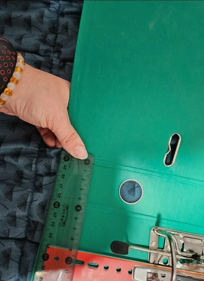 Grand classeur vert 2 anneaux exacompta - photo numéro 5