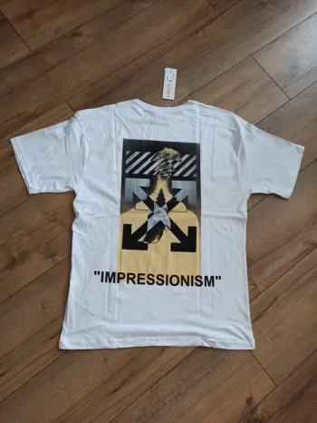 Tee shirt blanc homme L