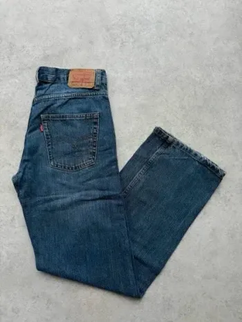 Jeans Levi's 550 W27 FR36 L27 coupe droite bleu marine Homme Men pan569b