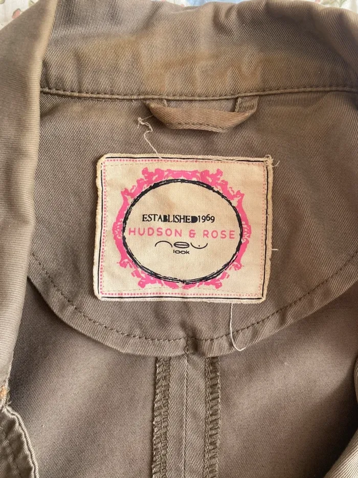 Veste kaki à motifs - photo numéro 5