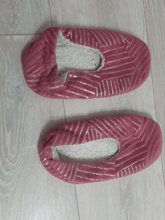 Pantoufles d intérieur fille, souples et chaudes, 35/36 - photo numéro 2