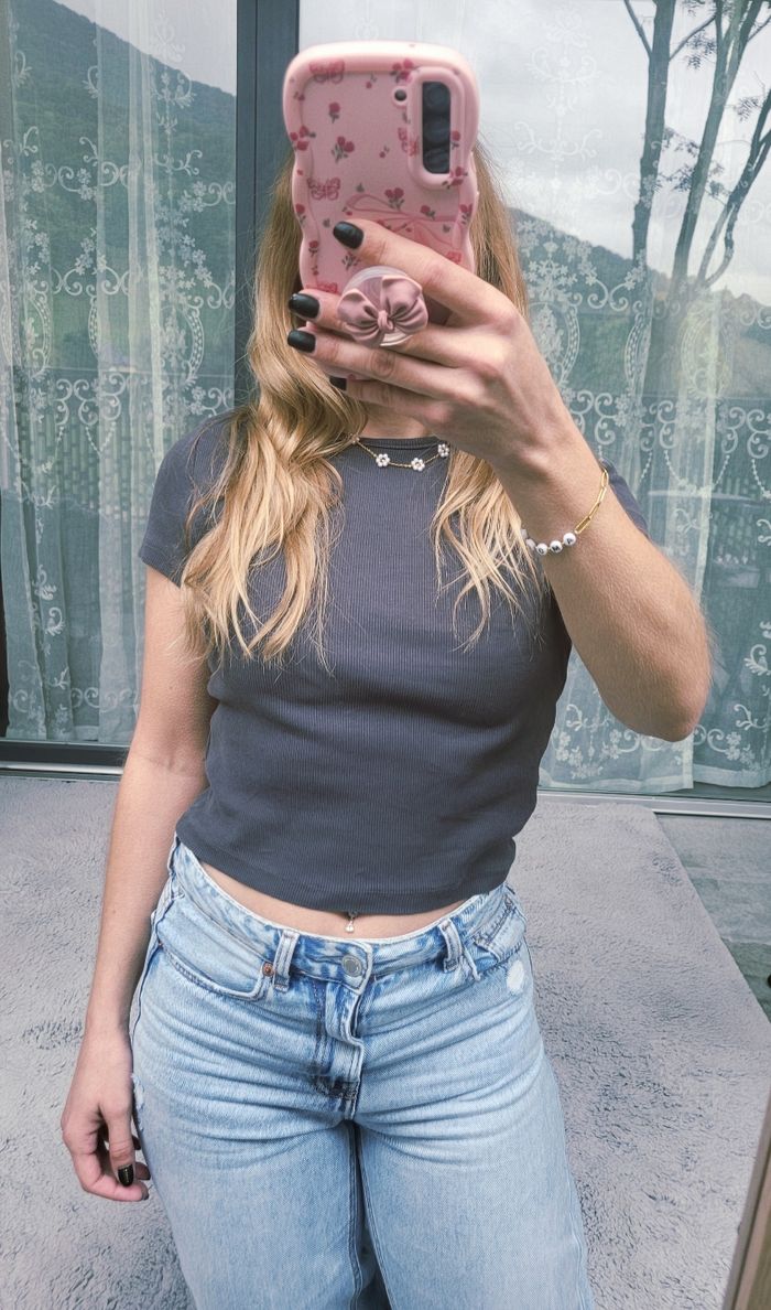 T-shirt gris basique