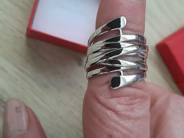 Anneau tendance, bague, style Bohème, taille 60 - photo numéro 5