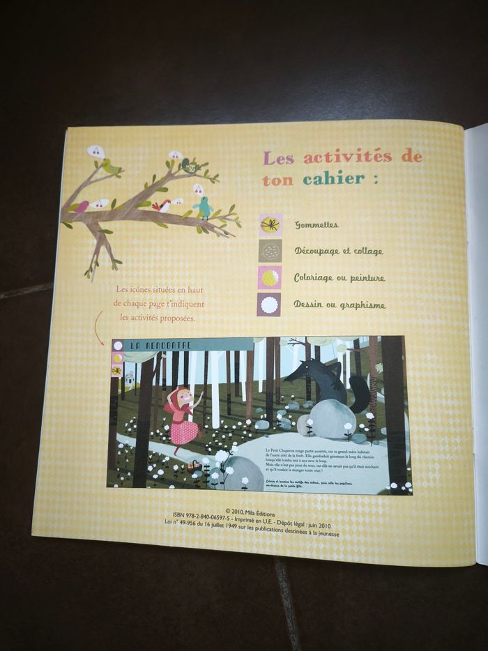 Livre conte activités Le petit chaperon rouge Mila - photo numéro 8
