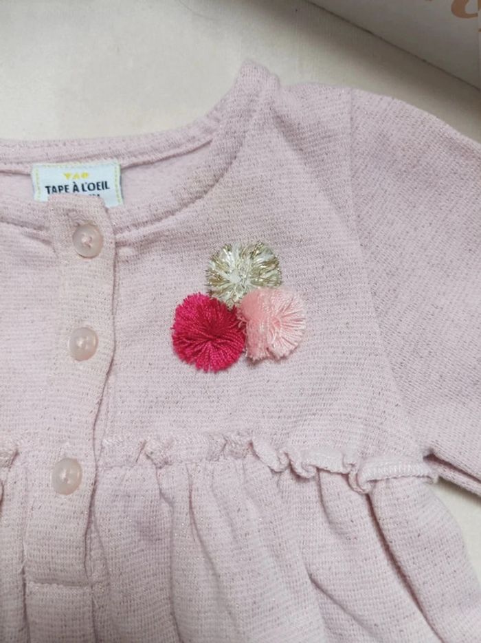 Superbe robe pull manches longues Tape à l'œil 6 mois - photo numéro 2